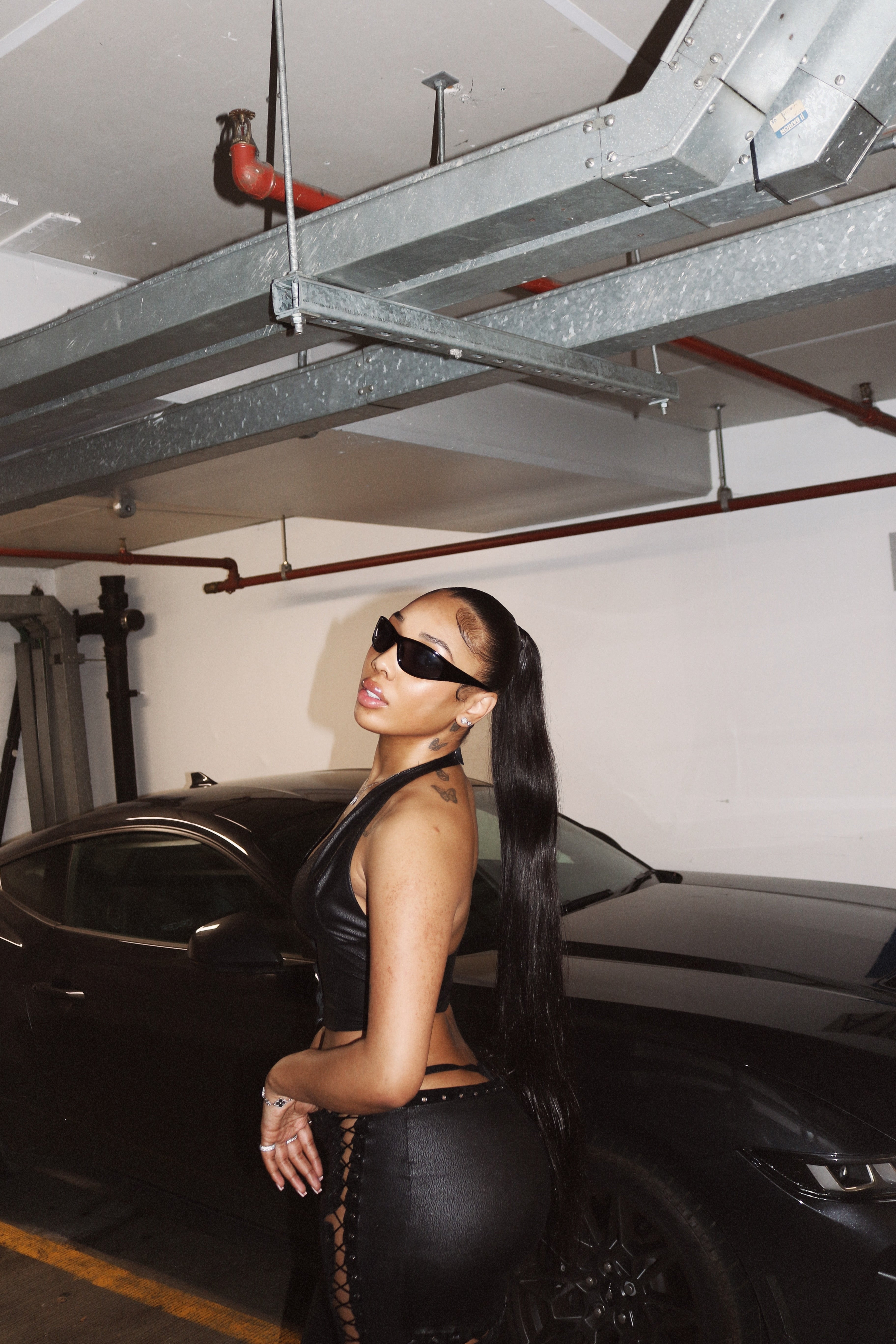 000 Obsession Lace-Up two piece set